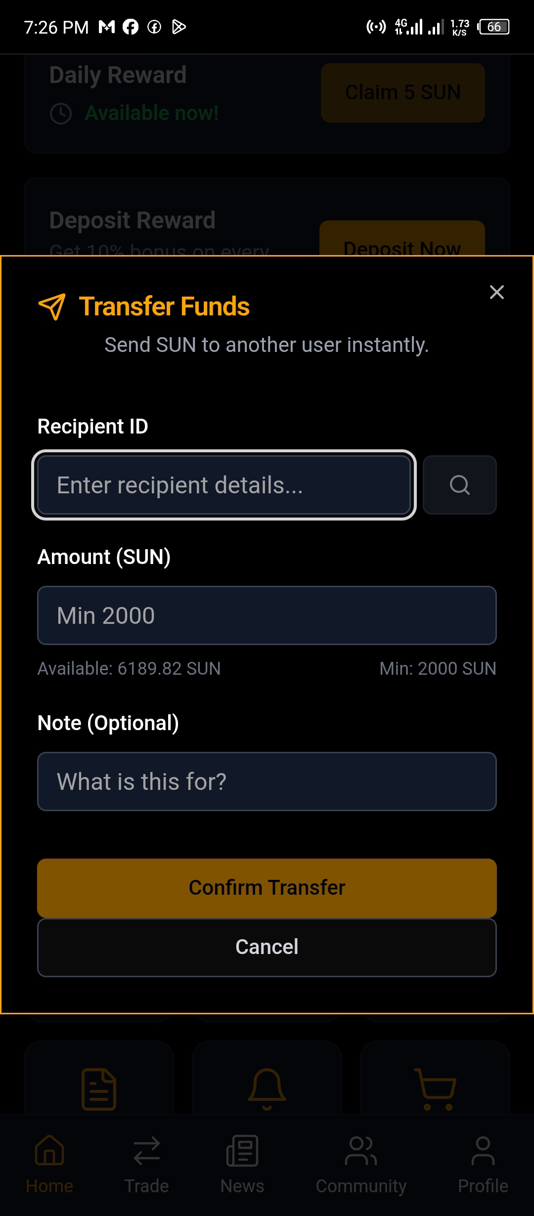 Secure Wallet Transfers